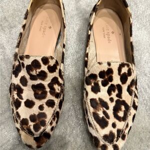 Kate Spade Animal Print Loafers